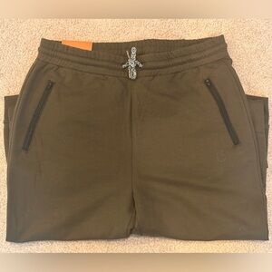 Men's Casual Joggers in Olive Green